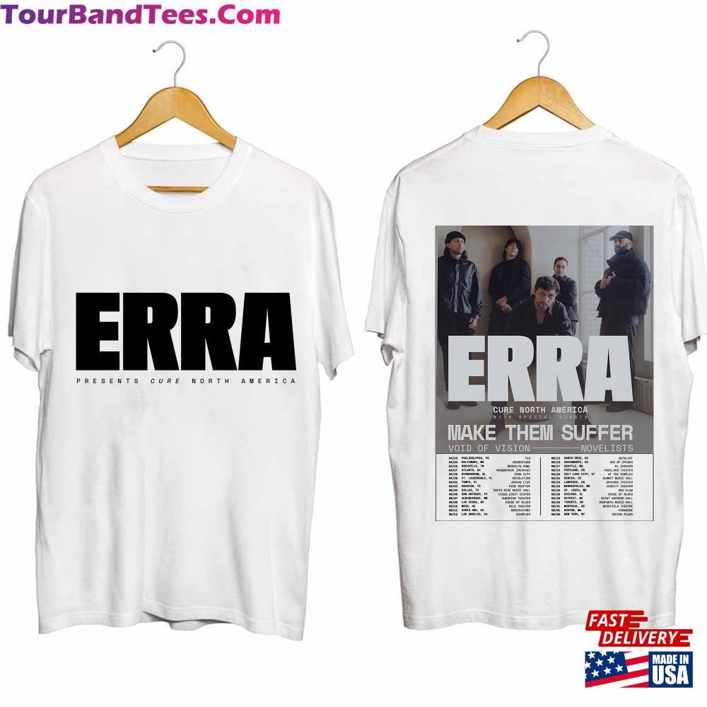 Erra Cure North American Tour Shirt Band Fan Concert T-Shirt Sweatshirt 29Uf106386 – Utopia Fashion