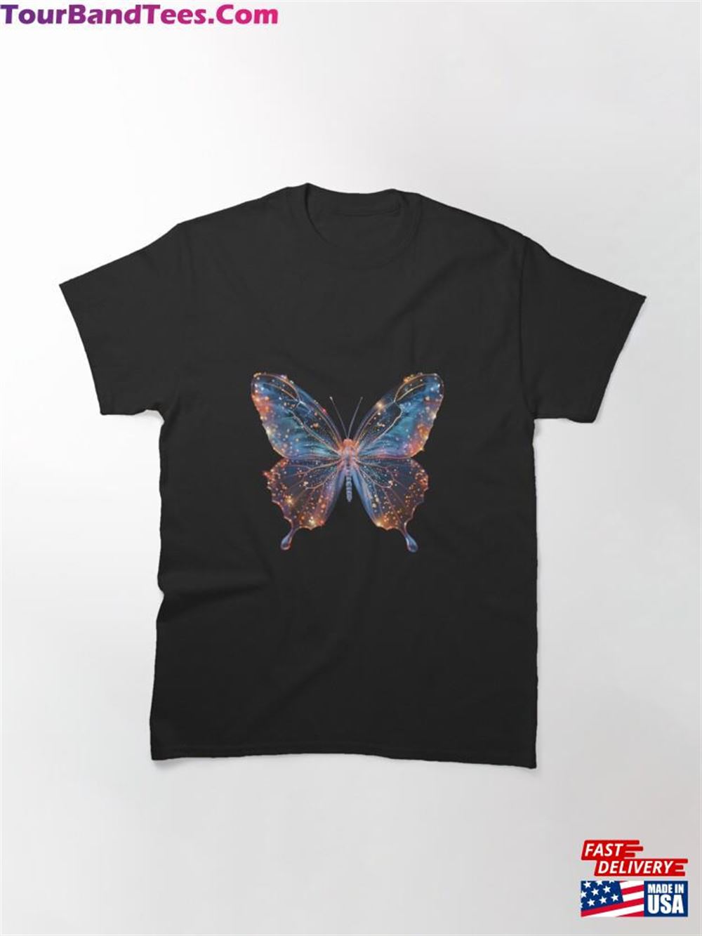 Ethereal Wings The Holographic Butterfly Classic T-Shirt Hoodie 29Uf096901 – Utopia Fashion