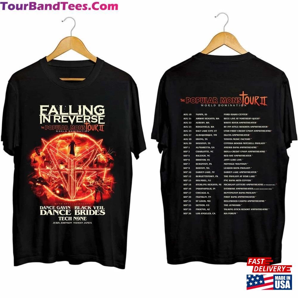 Falling In Reverse Popular Monstour Ii Shirt Band Fan Hoodie Classic 29Uf096273 – Utopia Fashion