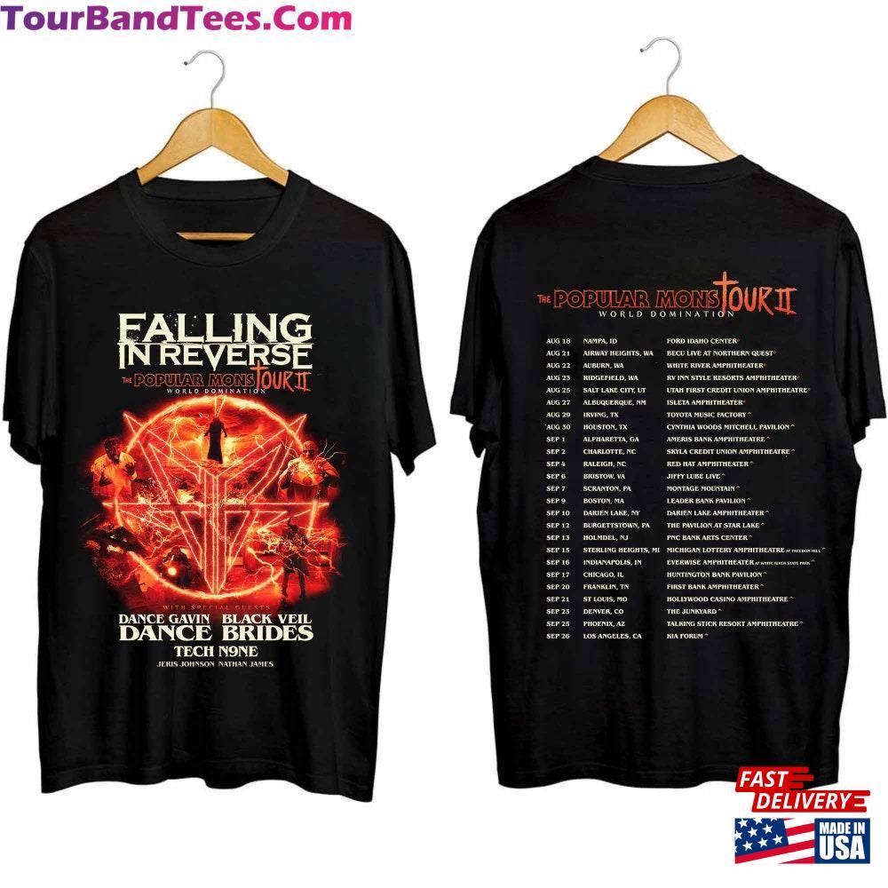 Falling In Reverse Popular Monstour Ii Shirt Band Fan Sweatshirt Unisex 29Uf101952 – Utopia Fashion