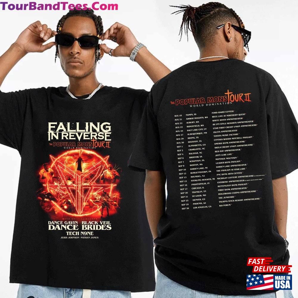 Falling In Reverse The Popular Monstour Ii Tour Shirt Concert Tee Band Hoodie Classic 29Uf092290 – Utopia Fashion