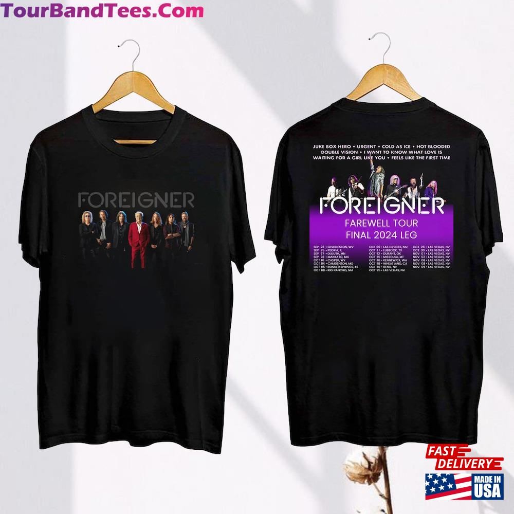 Farewell Tour Foreigner T-Shirt Band Concert Fan Gift Shirt Hoodie Sweatshirt 29Uf096197 – Utopia Fashion