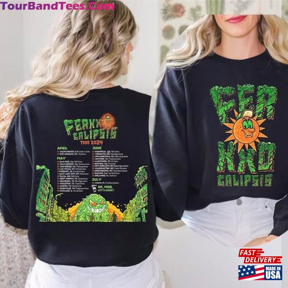 Ferxxocalipsis World Tour Shirt Feid Ferxxo Tee Classic Hoodie 29Uf097235 – Utopia Fashion