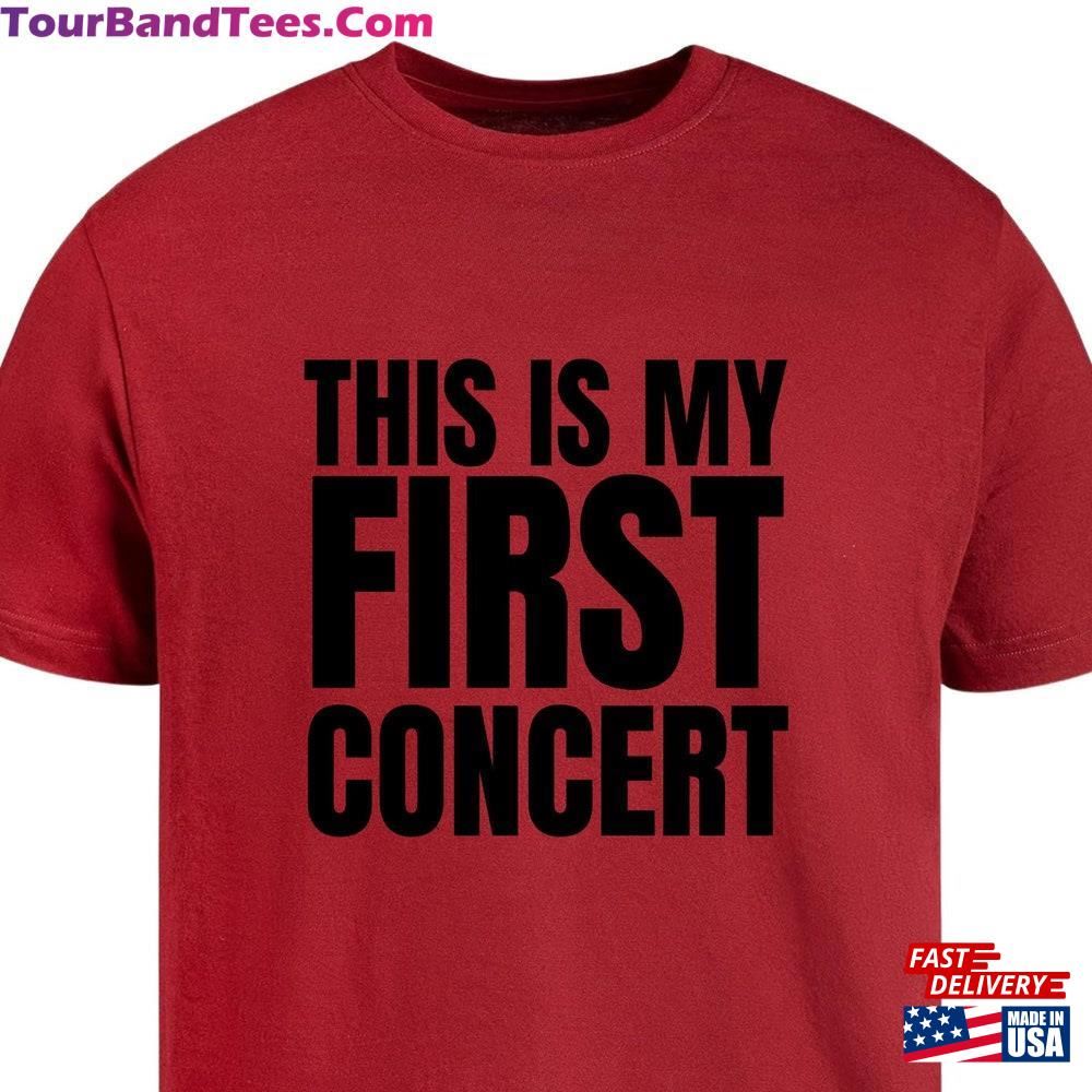 First Concert T-Shirt 1St For Mum Music Lovers Tee Hoodie Unisex 29Uf097023 – Utopia Fashion