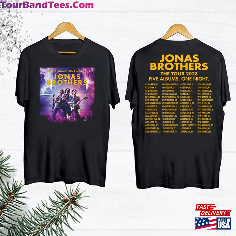 Five Albums One Night Jonas Brothers Tour T-Shirt Shirt Fan Gifts Concert Hoodie Classic 29Uf096327 – Utopia Fashion