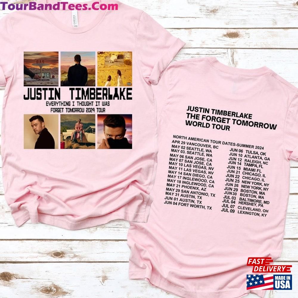 Forget Tomorrow World Tour Hoodie Justin Timberlake Concert Group T-Shirt Unisex Graphic Shirt Sweatshirt 29Uf097025 – Utopia Fashion