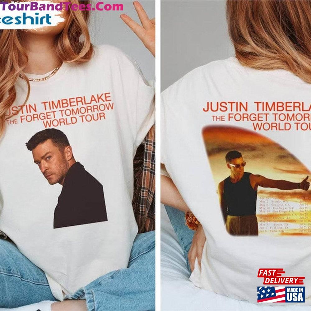 Forget Tomorrow World Tour (Justin Timberlake 2024) Shirt Hoodie Unisex 29Uf116092 – Utopia Fashion