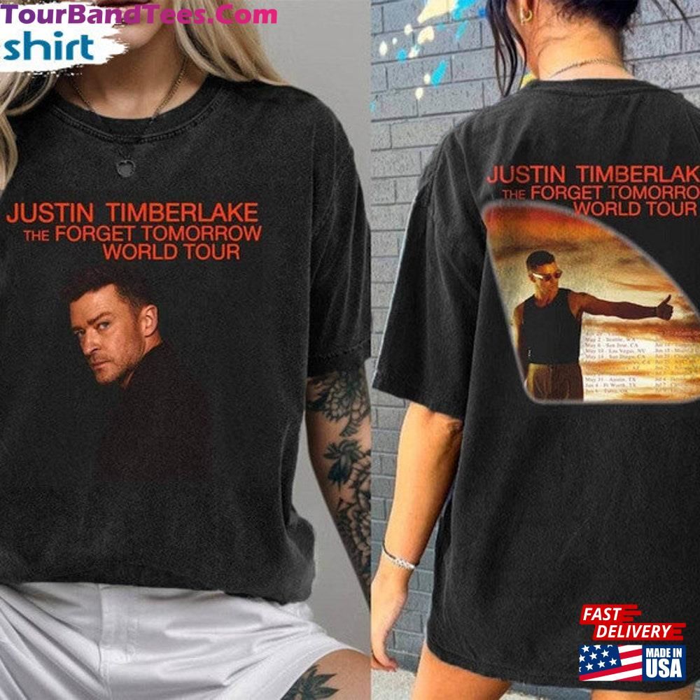 Forget Tomorrow World Tour (Justin Timberlake 2024) Shirt Hoodie Unisex 29Uf116092 – Utopia Fashion