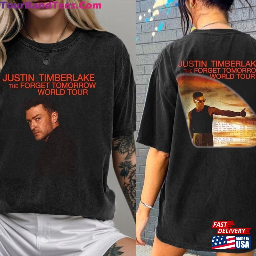 Forget Tomorrow World Tour (Justin Timberlake 2024) Shirt Justin Concert Tee Hoodie Unisex 29Uf111727 – Utopia Fashion