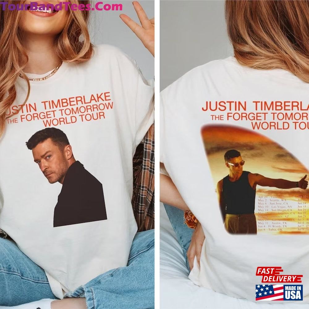 Forget Tomorrow World Tour (Justin Timberlake 2024) Shirt Justin Concert Tee Hoodie Unisex 29Uf111727 – Utopia Fashion