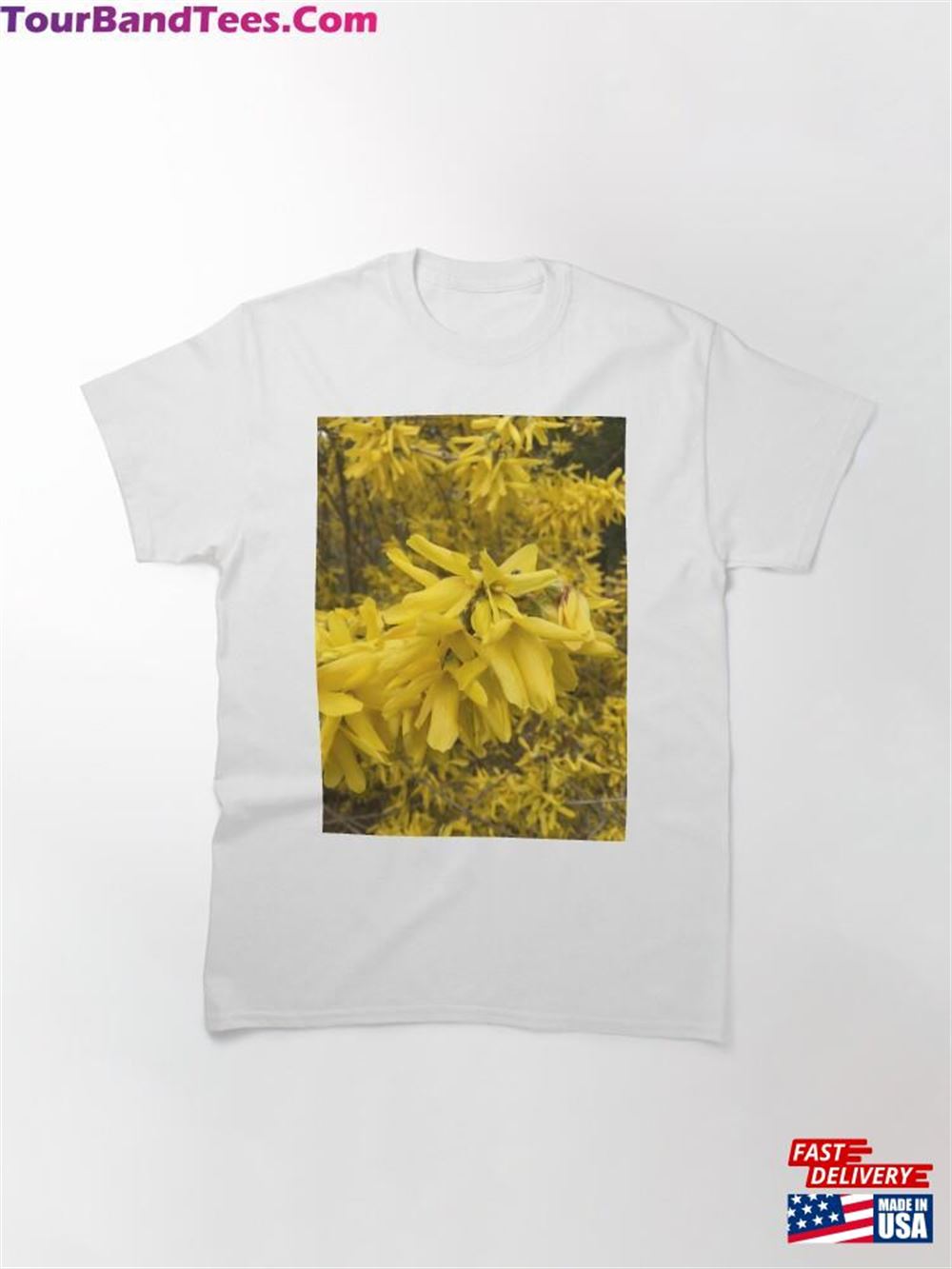 Forsythia Blooms In The Spring Classic T-Shirt Sweatshirt 29Uf117270 – Utopia Fashion