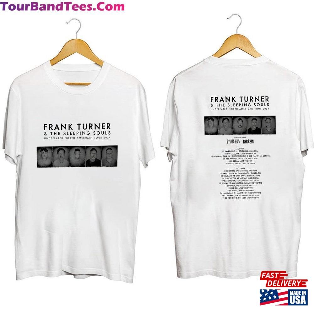 Frank Turner Amp The Sleeping Souls Undefeated Tour Shirt And Concert Unisex T-Shirt 29Uf106617 – Utopia Fashion