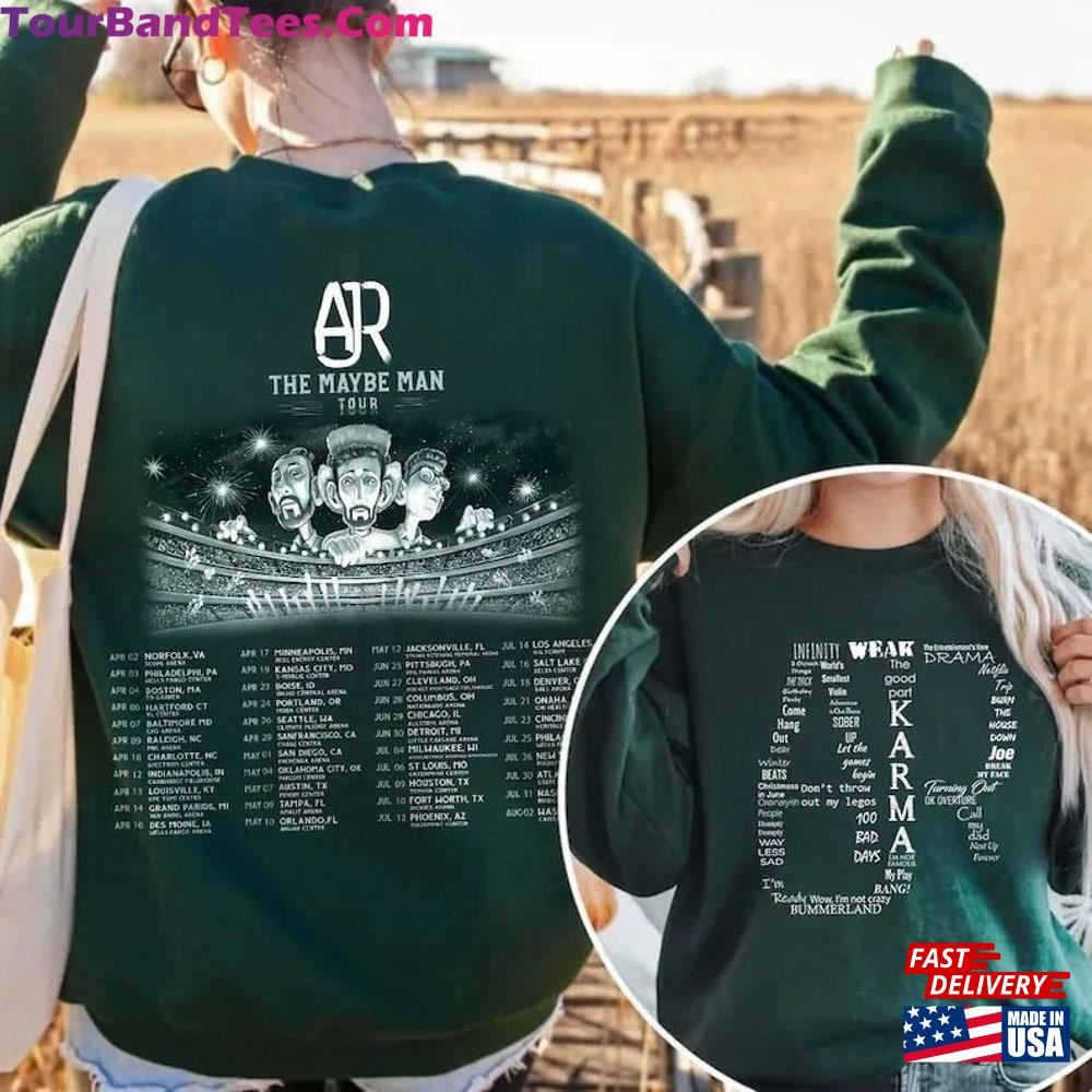 Funny A J R The Maybe Man Tour Shirt Both Sides Chibi Classic Sweatshirt 29Uf116267 – Utopia Fashion