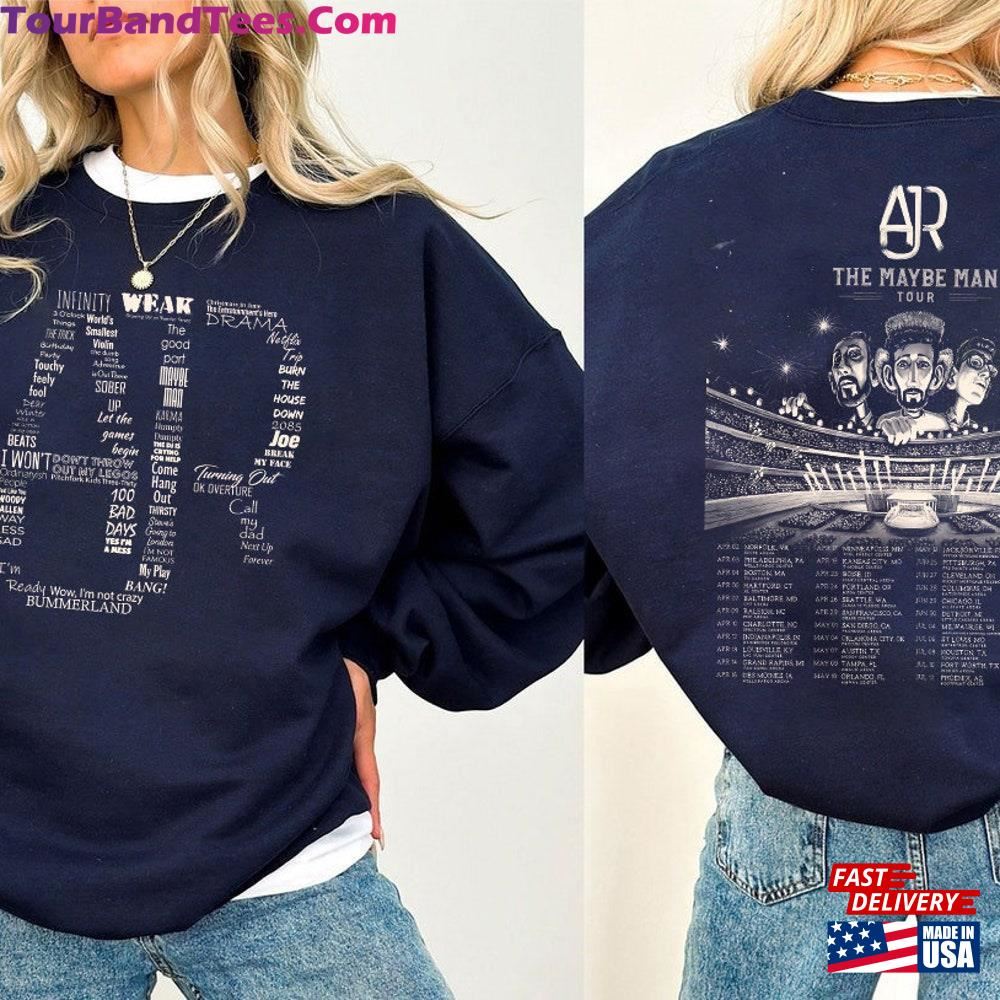 Funny A J R The Maybe Man Tour Shirt Both Sides Chibi Hoodie Classic 29Uf115745 – Utopia Fashion