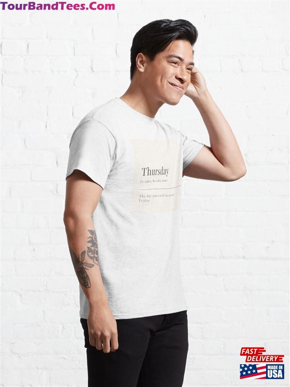 Funny Aesthetic Dictionary Definition Of’Thursday’Classic T-Shirt Unisex 29Uf111937 – Utopia Fashion