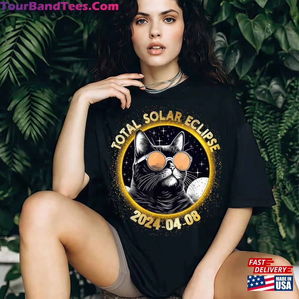 Funny Cat Wearing Solar Eclipse Viewers Shirt Total America Totality Classic Unisex 29Uf116822 – Utopia Fashion