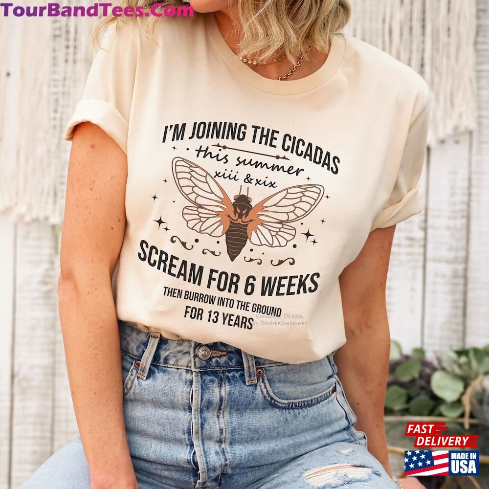 Funny Cicada Shirt Classic T-Shirt 29Uf092876 – Utopia Fashion