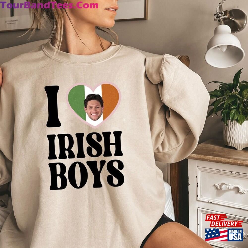 Funny I Love Irish Boys Niall Horan Graphic Shirt Music Concert Unisex Hoodie 29Uf101740 – Utopia Fashion