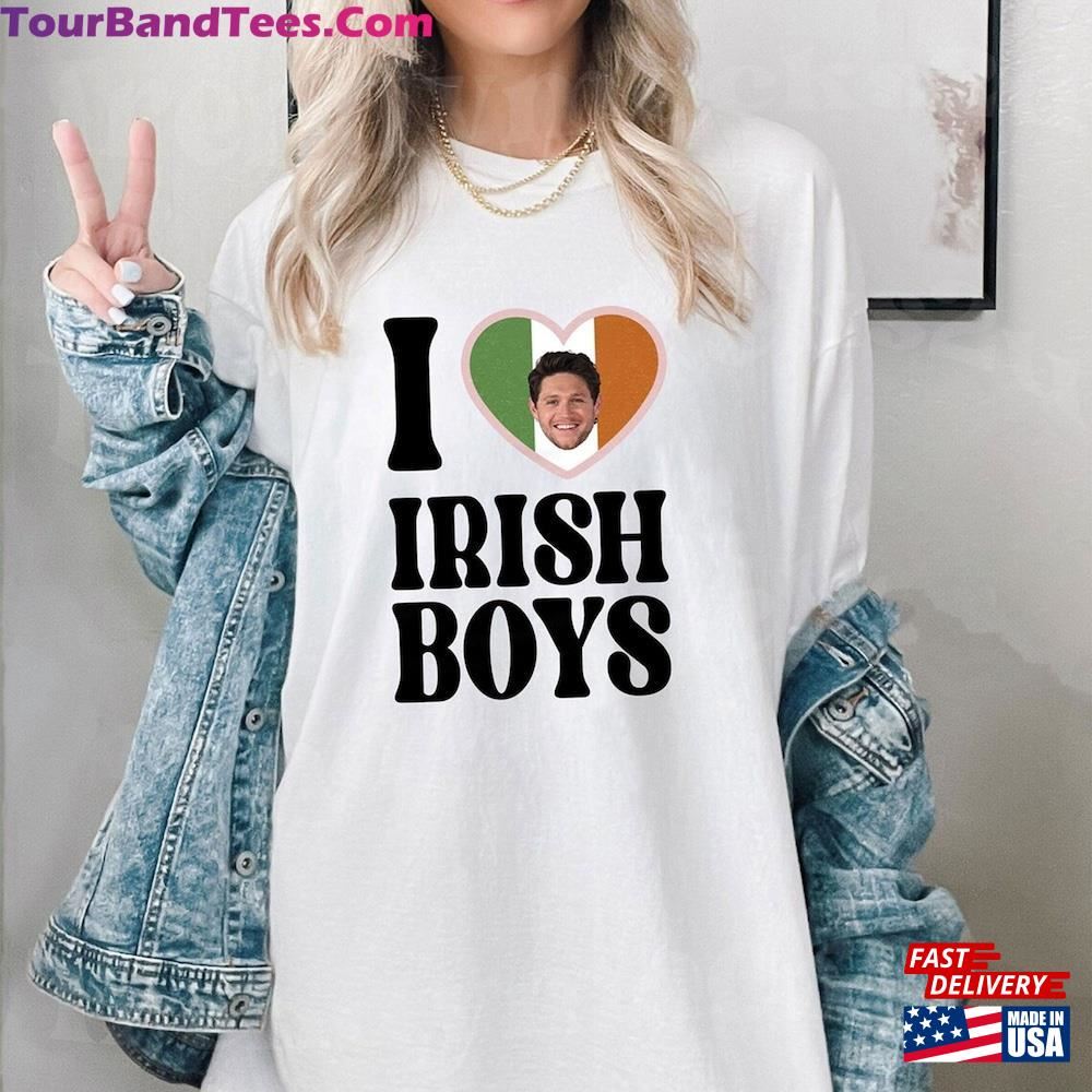 Funny I Love Irish Boys Niall Horan Graphic Shirt Music Concert Unisex Hoodie 29Uf101740 – Utopia Fashion