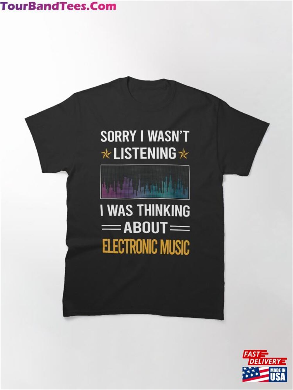 Funny Listening Electronic Music Classic T-Shirt 29Uf112694 – Utopia Fashion