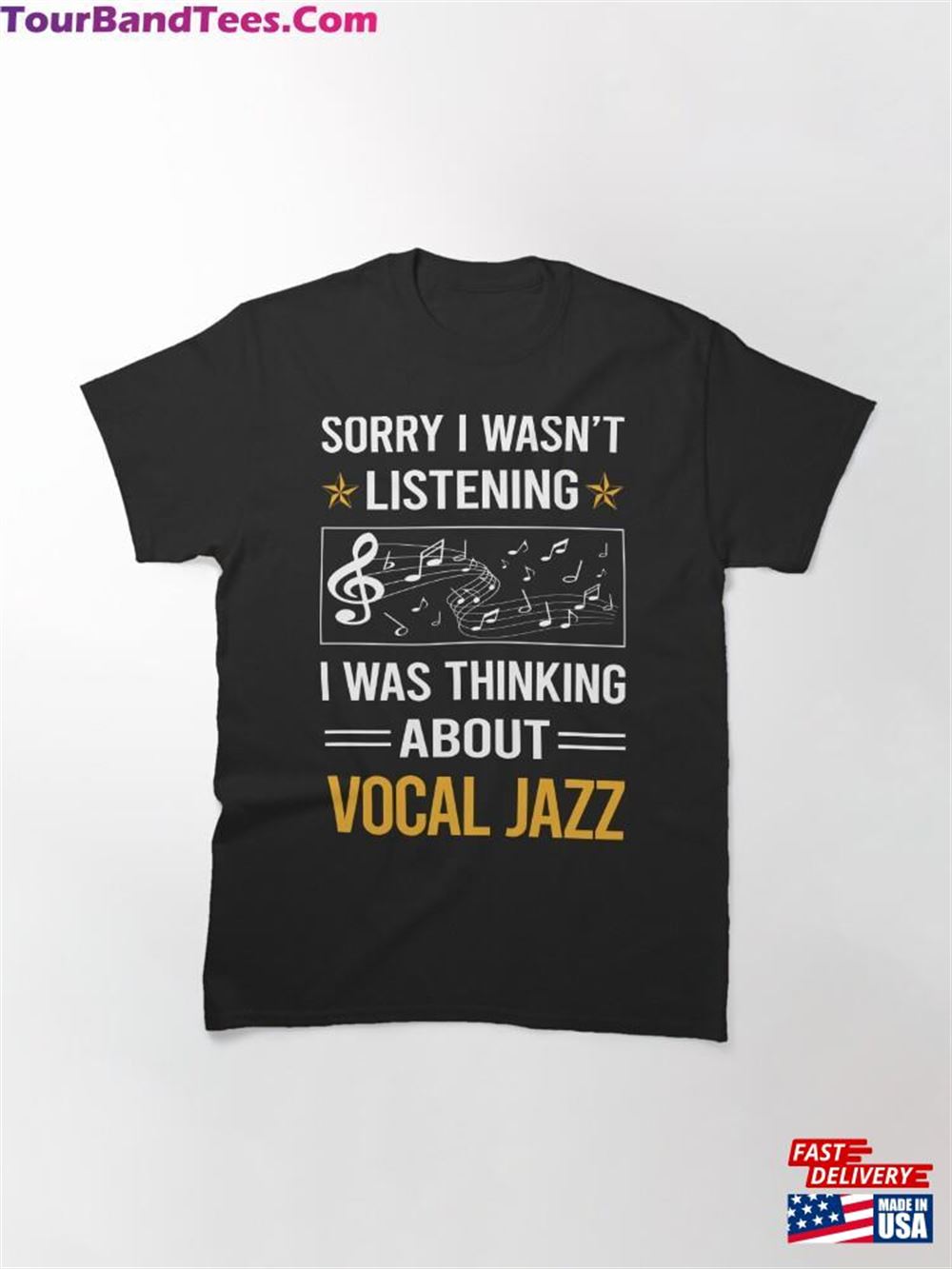 Funny Listening Vocal Jazz Classic T-Shirt Unisex 29Uf102125 – Utopia Fashion