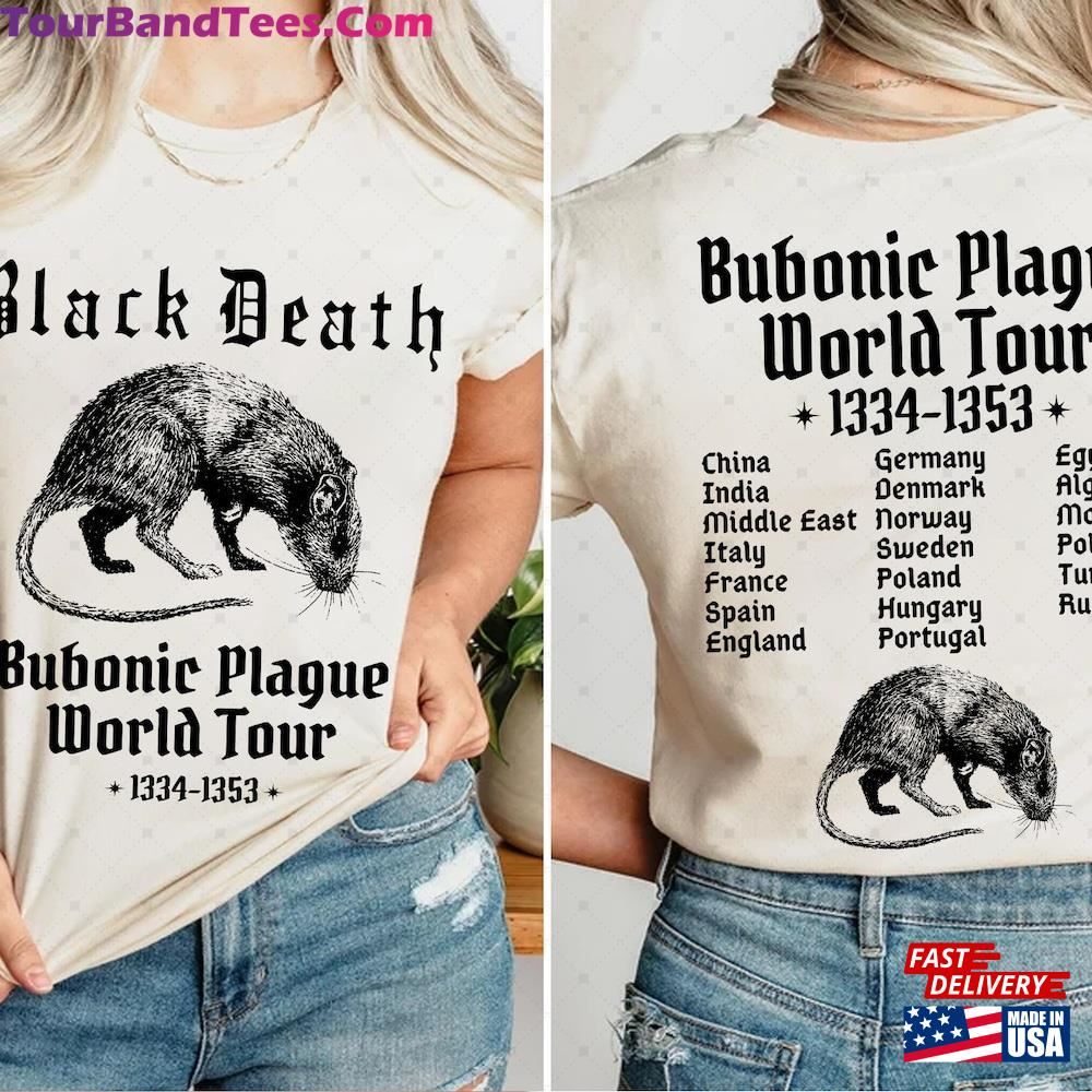 Funny Meme T-Shirt Bubonic Plague World Tour Cringe Shirt Hoodie Classic 29Uf097311 – Utopia Fashion