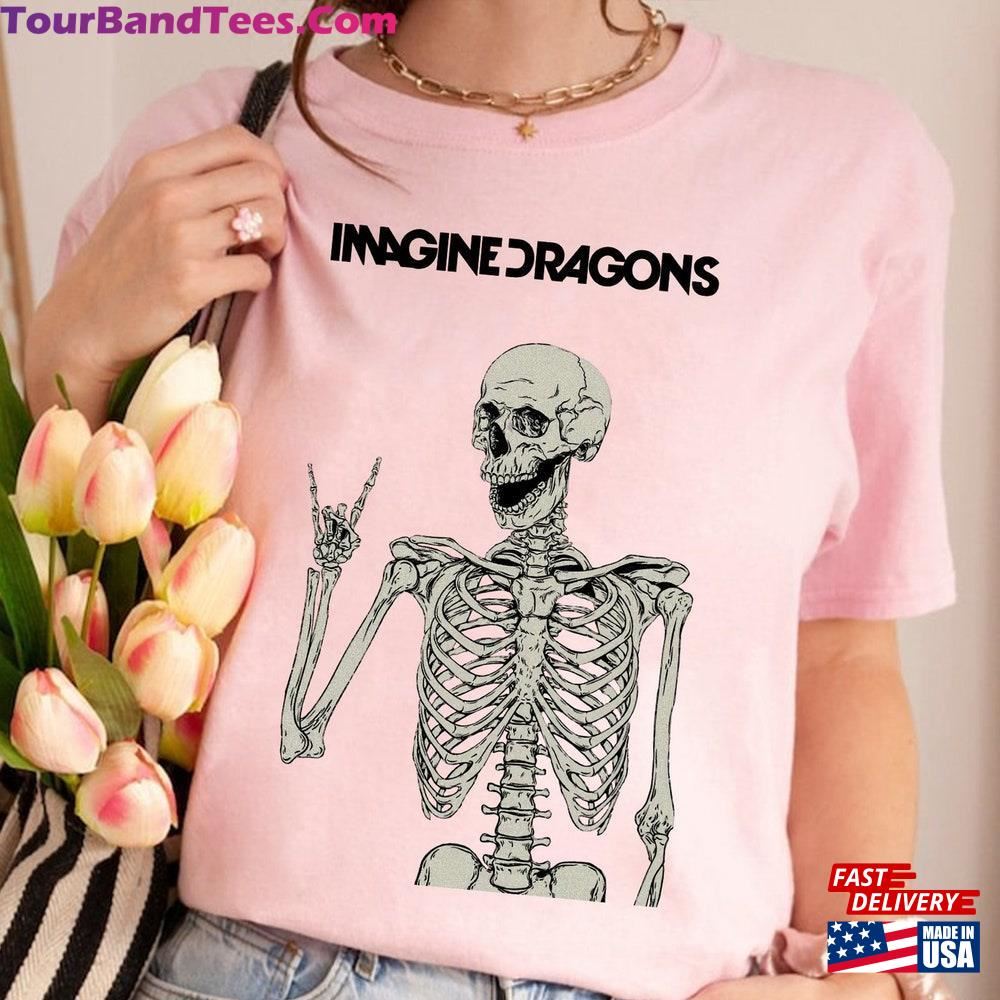 Funny Skeleton Imagine Dragons Shirt T-Shirt Tour Merch Classic Sweatshirt 29Uf101623 – Utopia Fashion