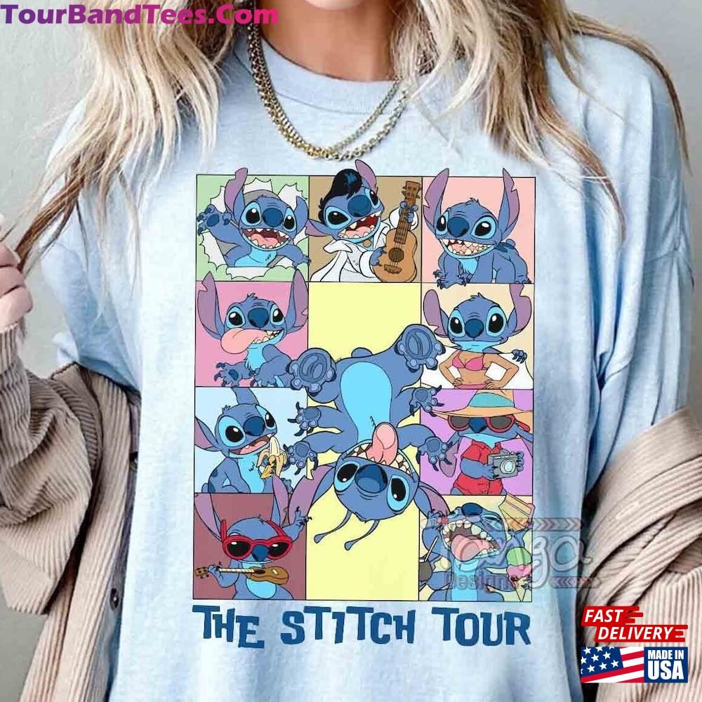 Funny The Stitch Tour T-Shirt Disney Lilo Amp Aloha Matching Tee Unisex Sweatshirt 29Uf097108 – Utopia Fashion