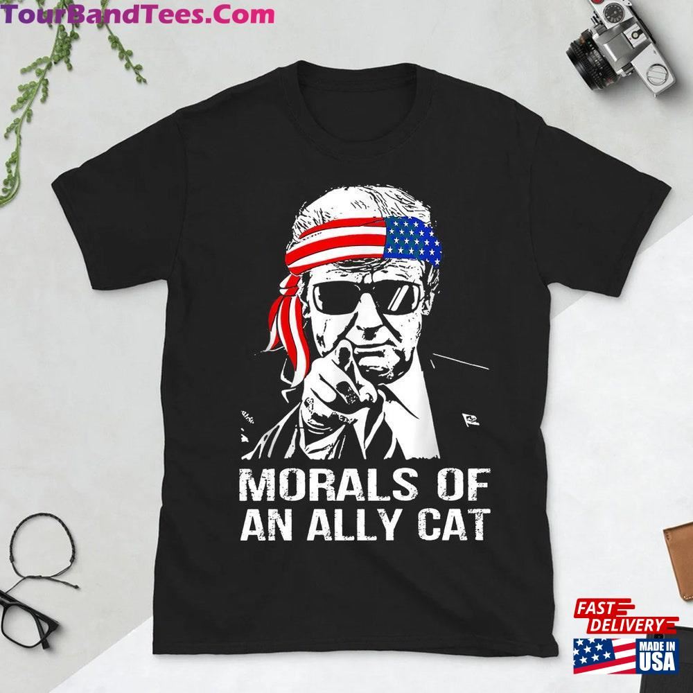 Funny Trump Shirt Morals Of Alley Cat Sarcastic Election T Unisex T-Shirt 29Uf112599 – Utopia Fashion