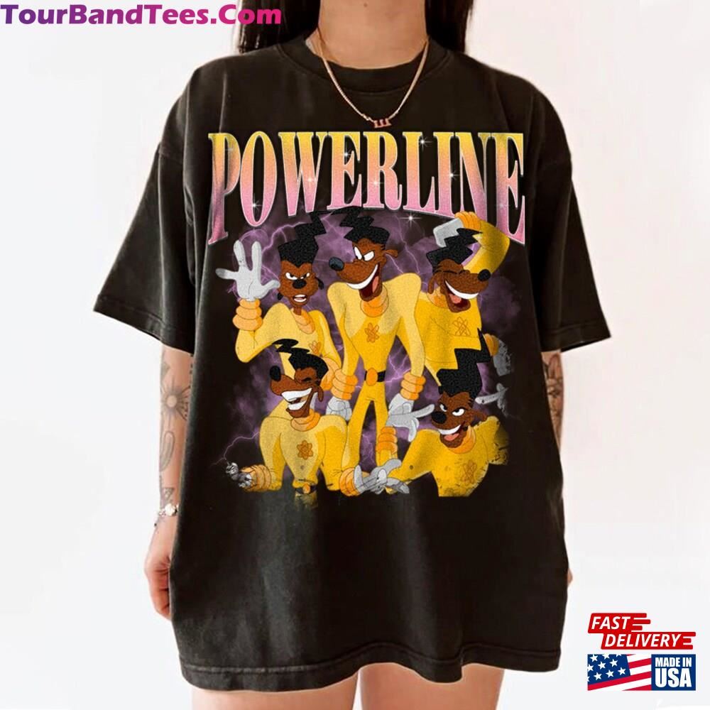 Goofy Tee Powerline Retro Shirt Classic T-Shirt 29Uf102217 – Utopia Fashion