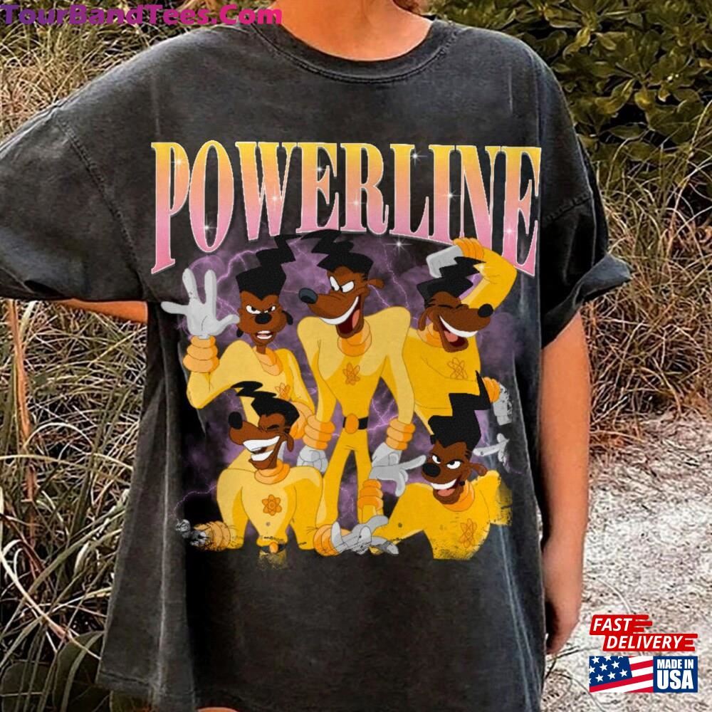 Goofy Tee Powerline Retro Shirt Classic T-Shirt 29Uf102217 – Utopia Fashion