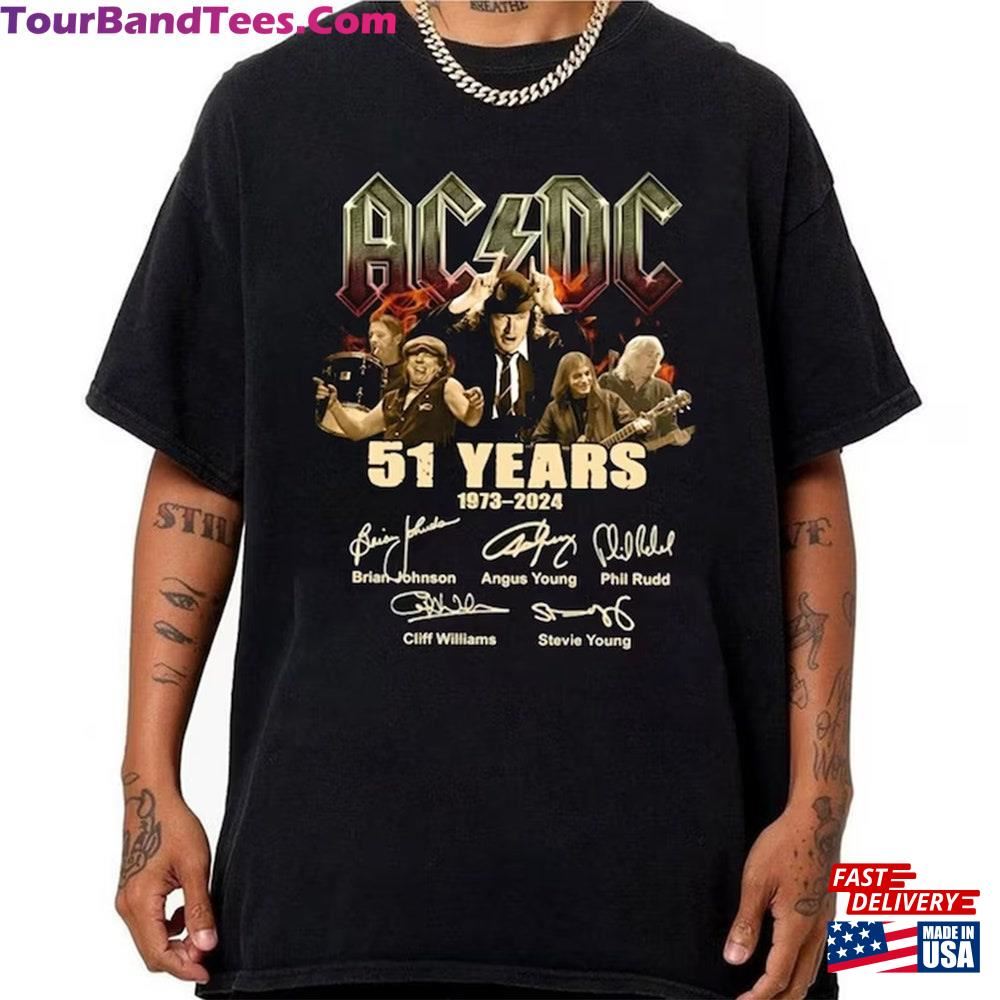 Graphic Years Acdc Shirt Tour Classic Unisex 29Uf100847 – Utopia Fashion