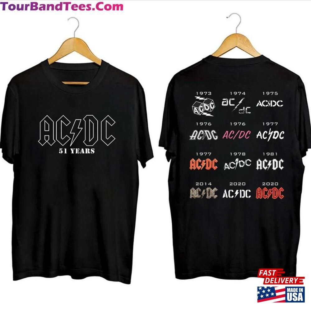 Graphic Years Shirt Tour Signature Rock Band Fan Gifts T-Shirt Classic 29Uf116639 – Utopia Fashion