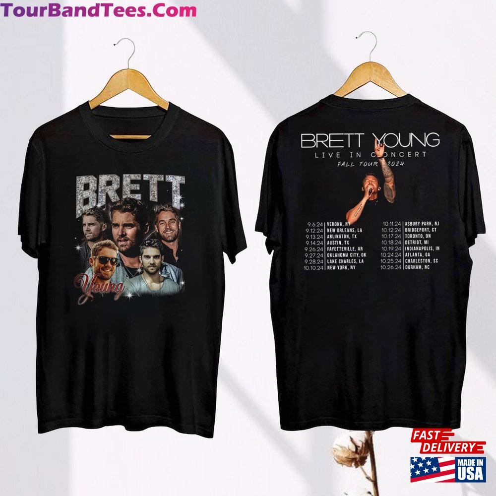 Graphic Brett Young Fall Tour T-Shirt Homage Shirt Fan Gift Hoodie Sweatshirt 29Uf115560 – Utopia Fashion