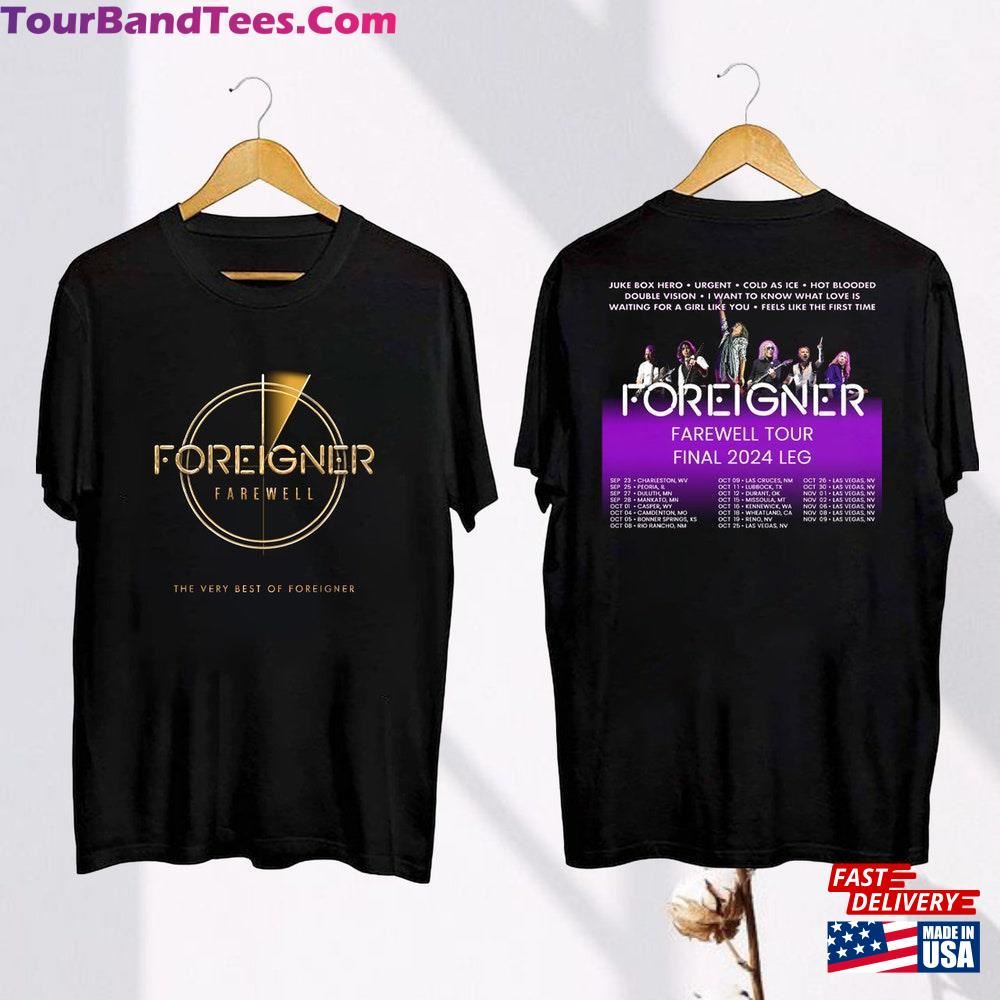 Graphic Foreigner Farewell Tour Tshirt Band Shirt Fan Gift Unisex Classic 29Uf098013 – Utopia Fashion