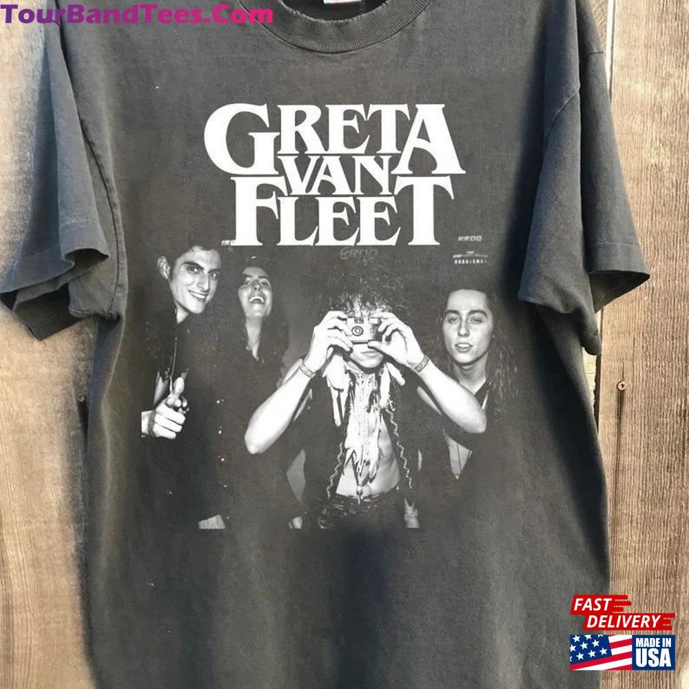 Graphic Greta Van Fleet Starcatcher World Tour Shirt Rock Band Classic T-Shirt 29Uf102428 – Utopia Fashion