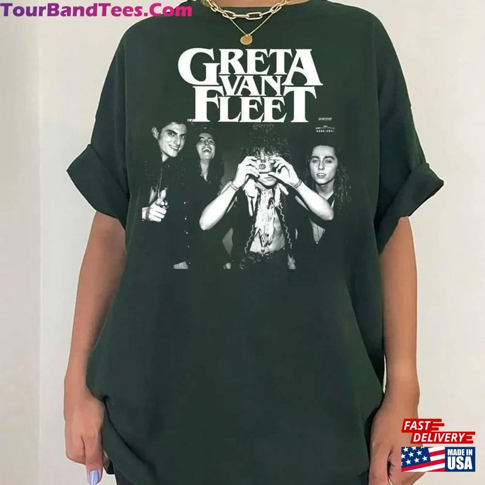 Graphic Greta Van Fleet Starcatcher World Tour Shirt Rock Band Classic T-Shirt 29Uf102428 – Utopia Fashion