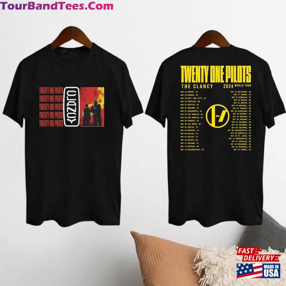 Graphic Twenty One Pilots Band T-Shirt Clancy Tour Shirt Fan Sweatshirt 29Uf097211 – Utopia Fashion