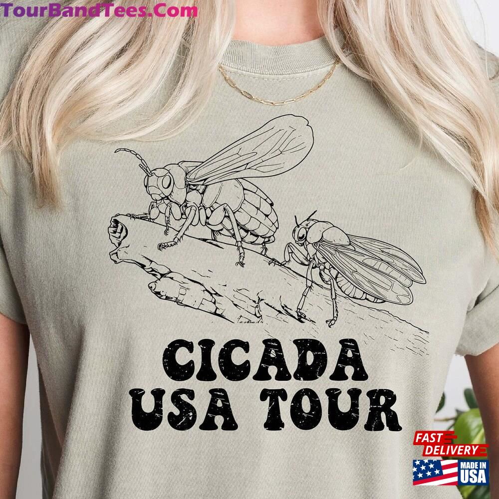 Great Cicada Comeback Tour Insect Invasion Retro Entomology Fest Broods Xix Hoodie Classic 29Uf111946 – Utopia Fashion