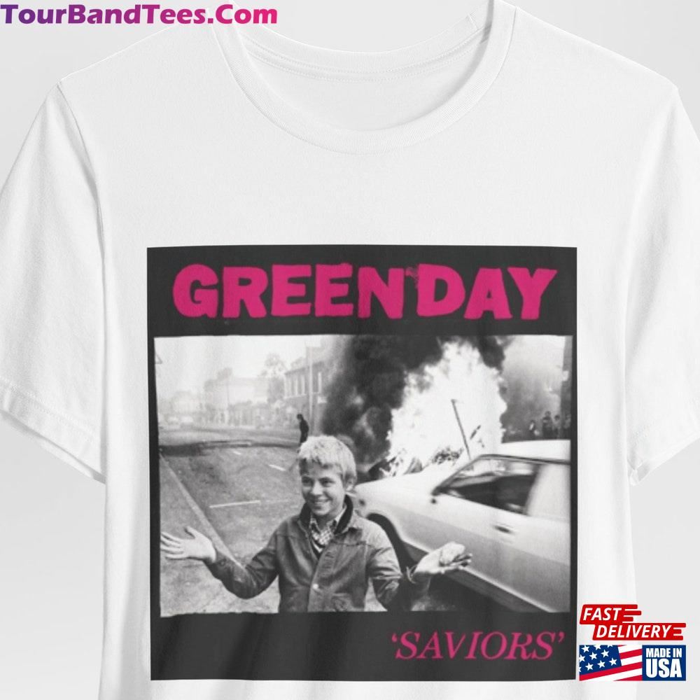 Green Day T-Shirt The Saviors Tour Music Concert Tee Sweatshirt Hoodie 29Uf117776 – Utopia Fashion