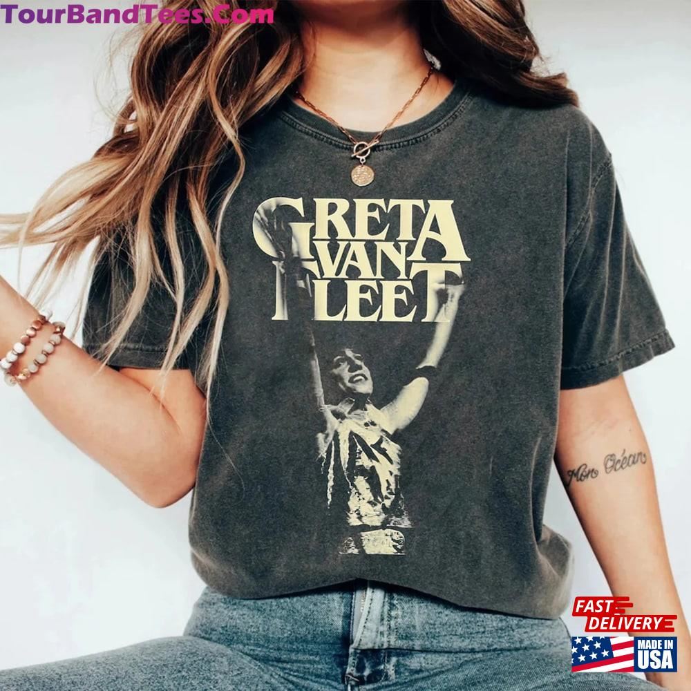 Greta Van Fleet Music Shirt Graphic Tee Y2K Concert Merch Unisex Classic 29Uf106835 – Utopia Fashion