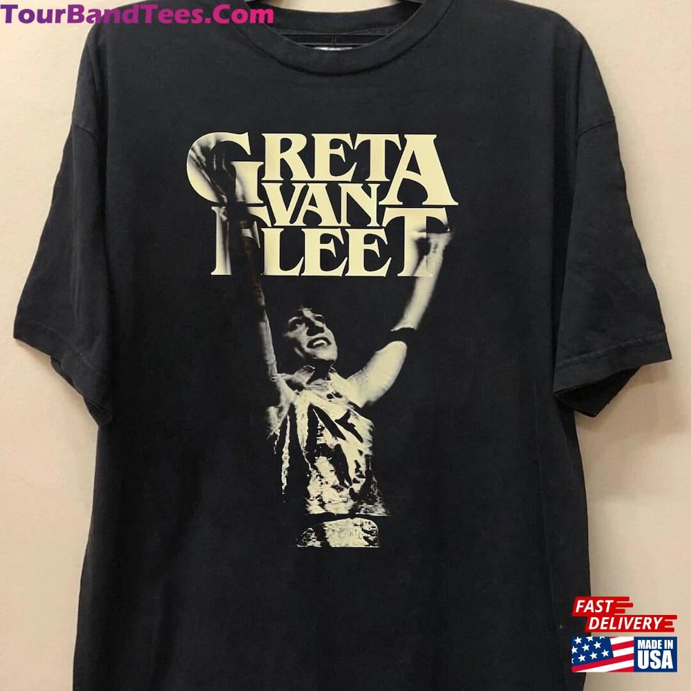 Greta Van Fleet Music Shirt Graphic Tee Y2K Concert Merch Unisex Classic 29Uf106835 – Utopia Fashion