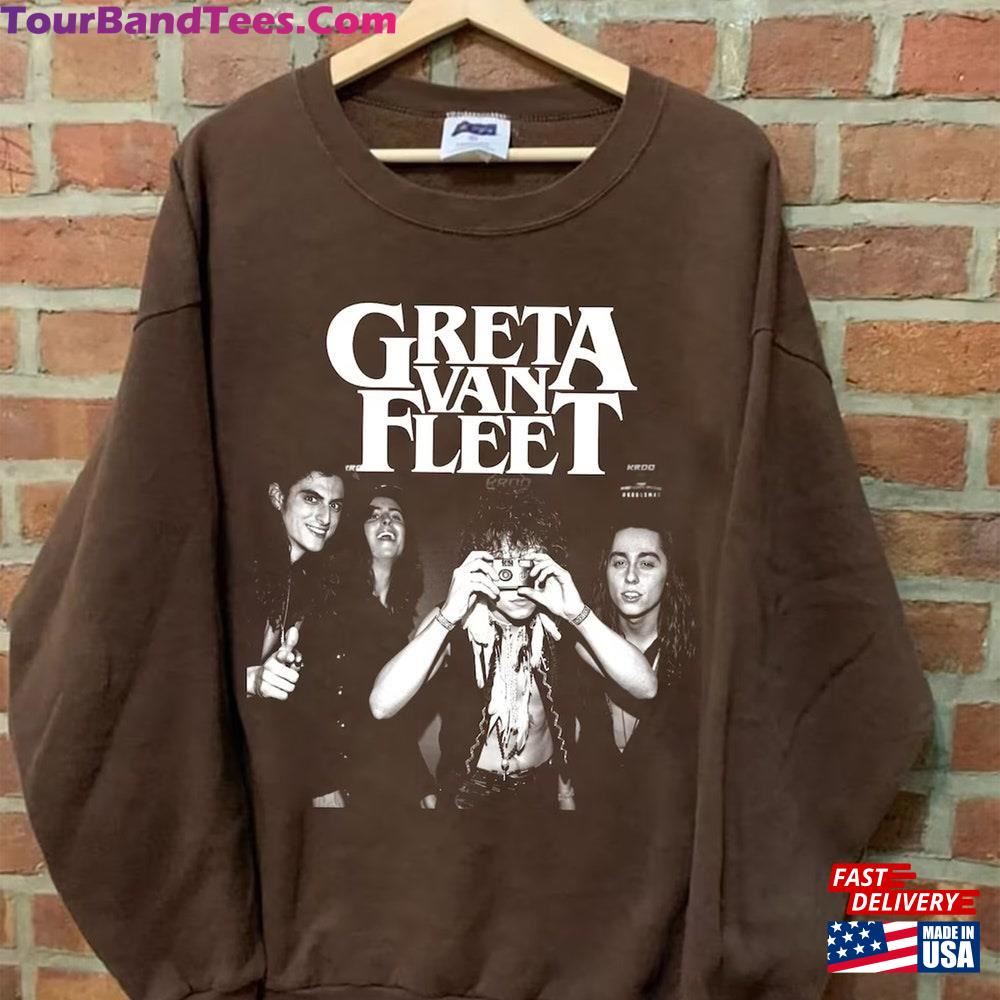 Greta Van Fleet Shirt Graphic Starcatcher World Tour Rock Band T-Shirt Classic 29Uf116047 – Utopia Fashion