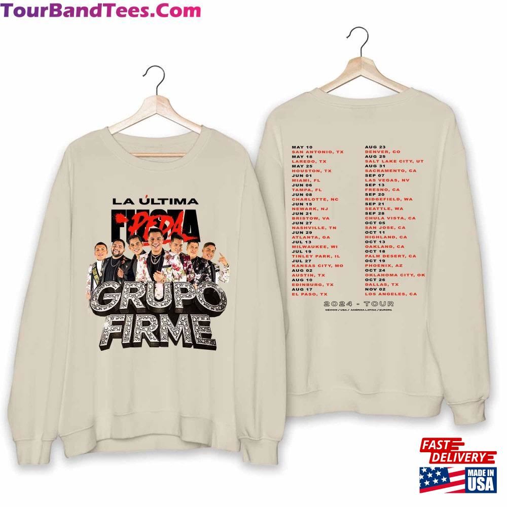 Grupo Firme La Ultima Peda Tour Shirt Band Fan Classic Hoodie 29Uf096851 – Utopia Fashion