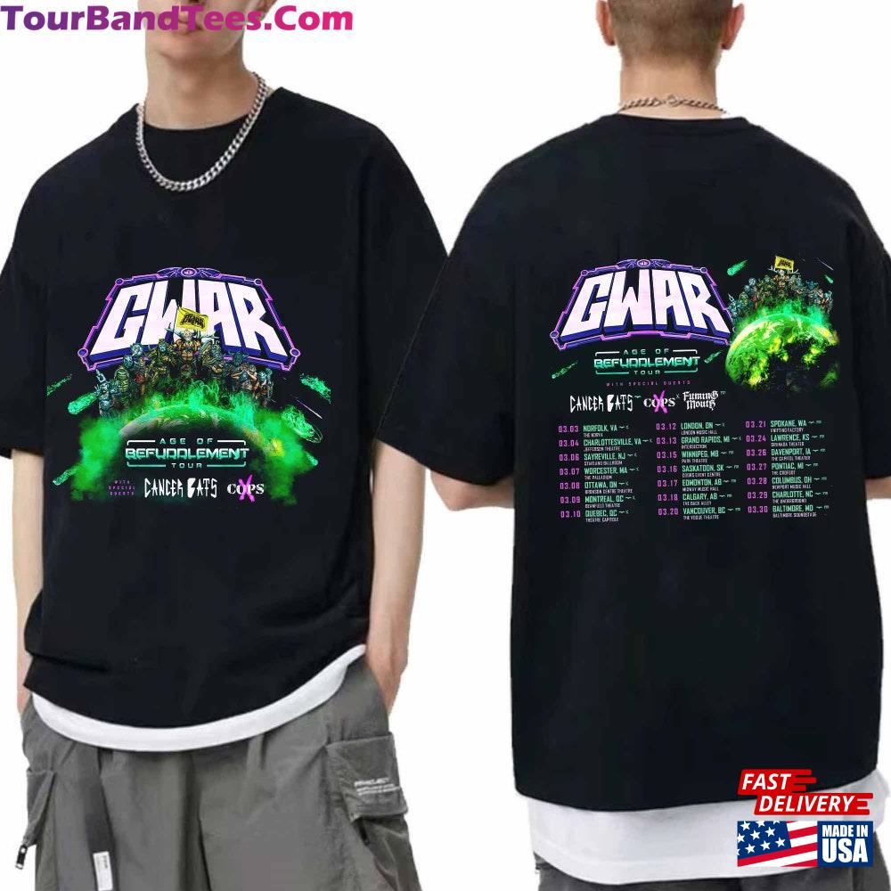 Gwar Tour Shirt Age Of Befuddlement Concert Band Fan T-Shirt Sweatshirt 29Uf116238 – Utopia Fashion