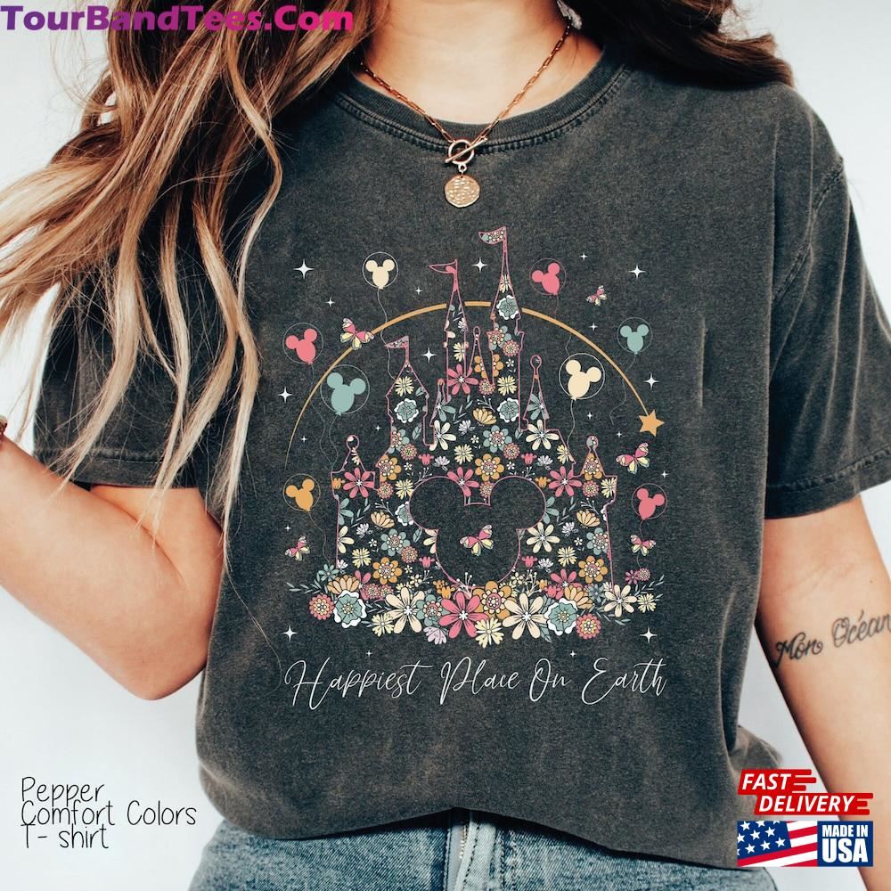 Happiest Place On Earth Shirt Magic Kingdom Fireworks Comfort Colors Magical Sweatshirt Classic 29Uf106393 – Utopia Fashion