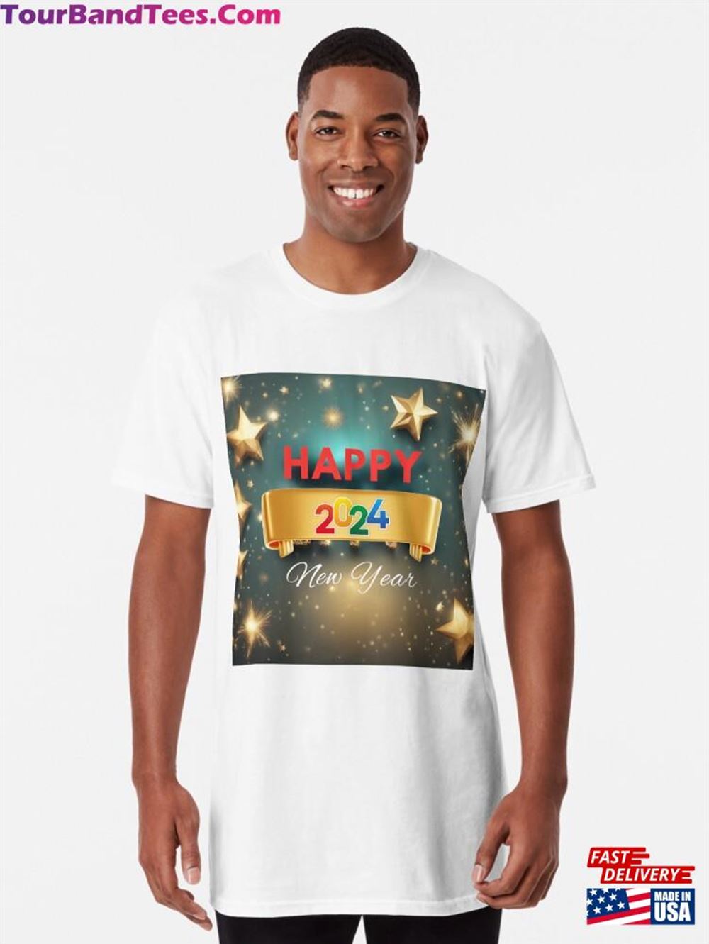 Happy New Year Long T-Shirt Classic 29Uf102220 – Utopia Fashion