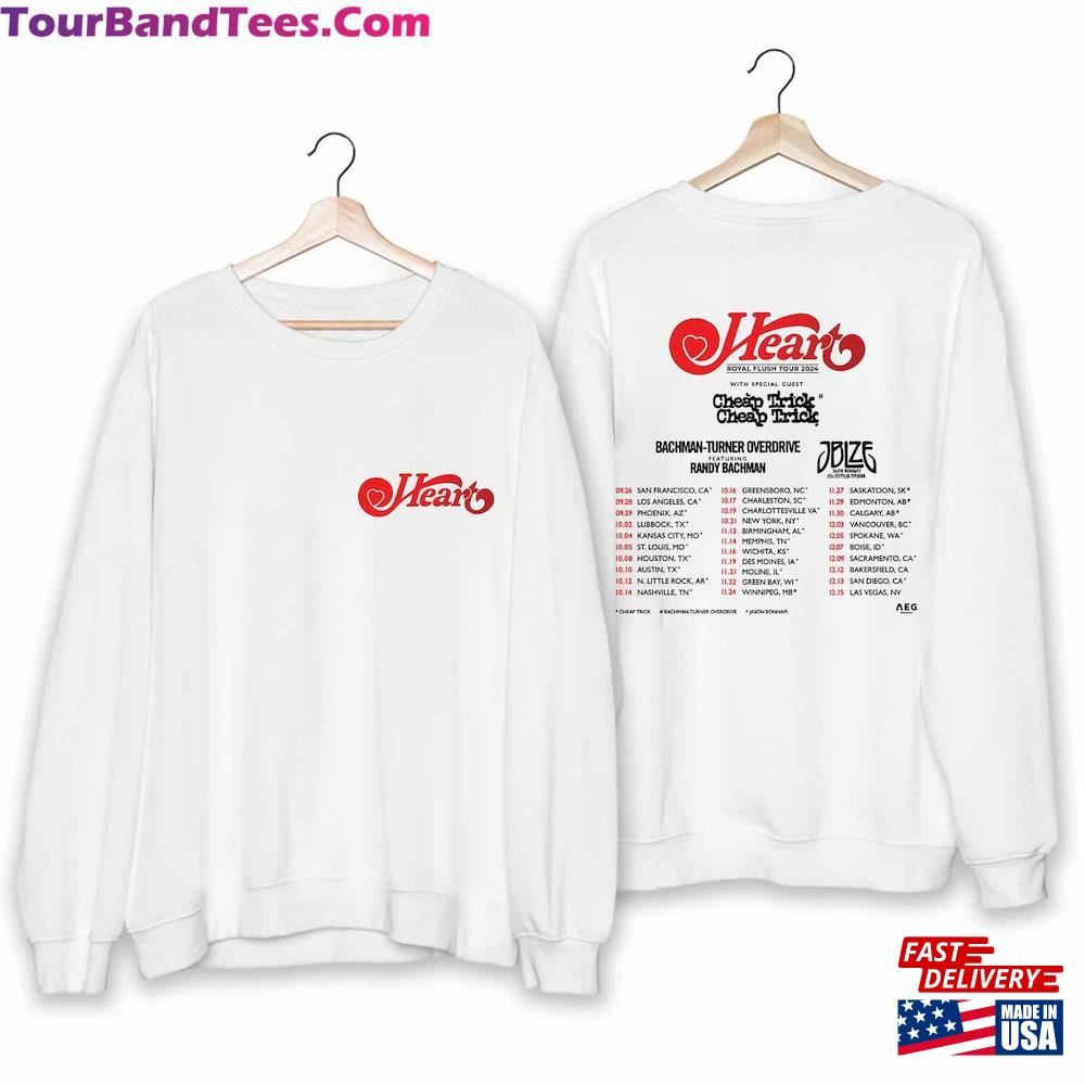 Heart Tour Shirt Band Fan Concert Classic Sweatshirt 29Uf095866 – Utopia Fashion