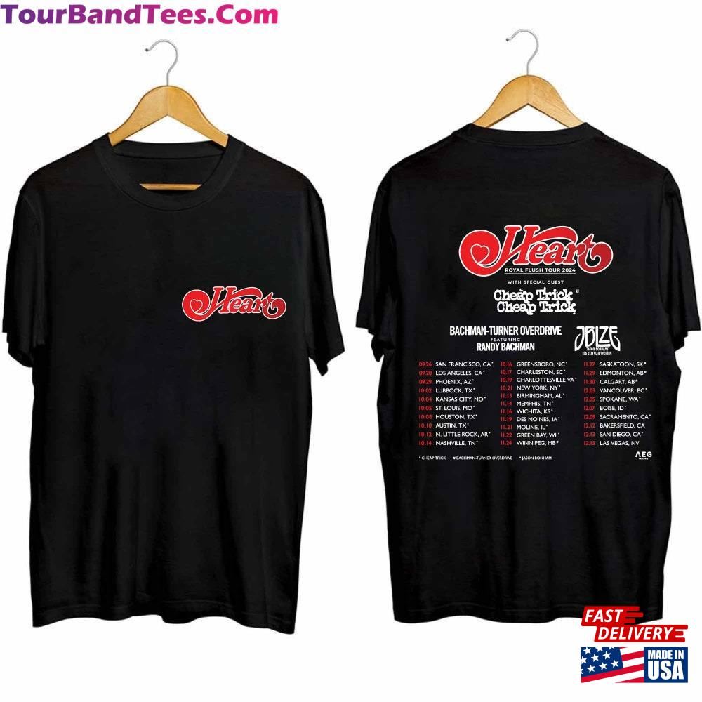 Heart Tour Shirt Band Fan Concert T-Shirt Unisex 29Uf093036 – Utopia Fashion