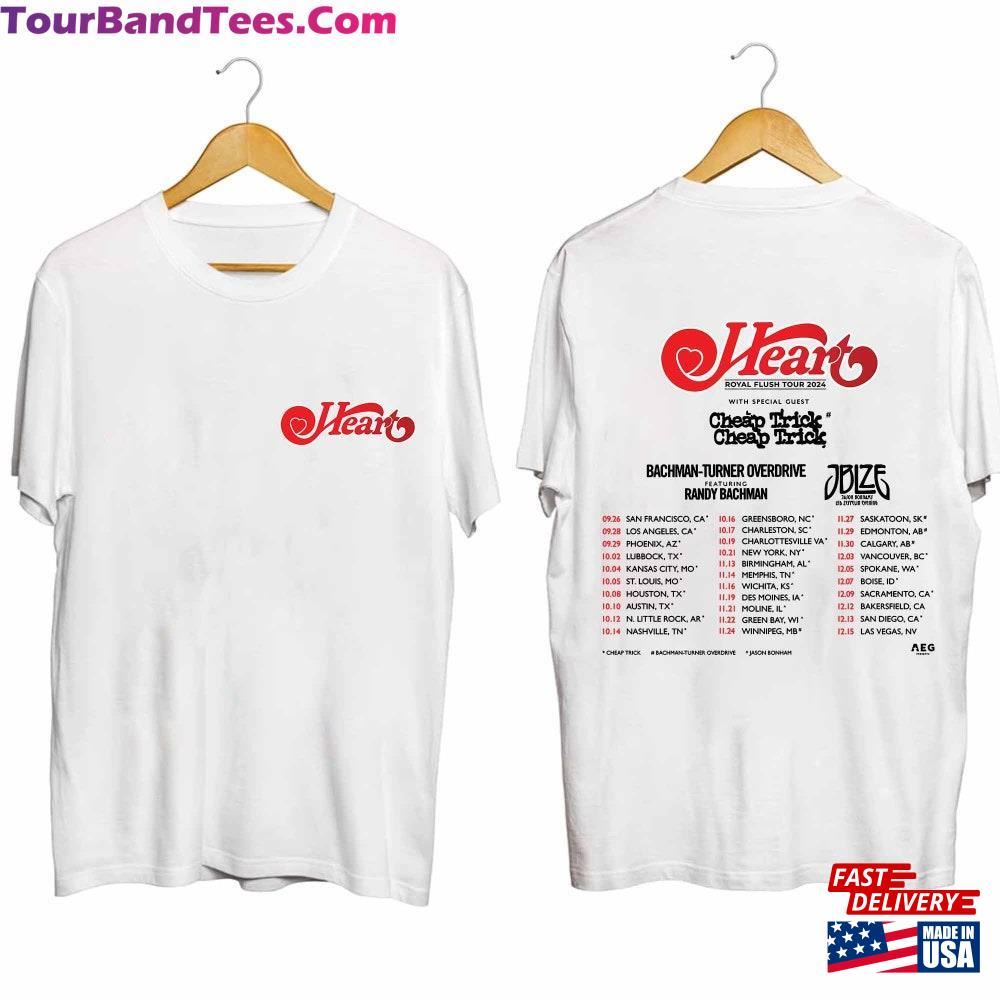 Heart Tour Shirt Band Fan Concert T-Shirt Unisex 29Uf093036 – Utopia Fashion